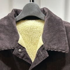 未使用　ジャンバー　裏起毛　茶色の画像