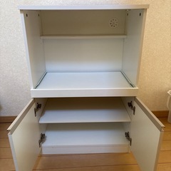 ニトリ　レンジ台　キッチン　レンジ棚の画像