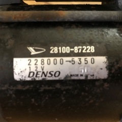 ダイハツ L700S ミラジーノ 純正 セルスターター セルモーター 28100-87228 228000-5350の画像
