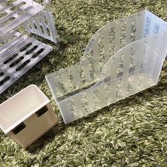 100均　収納ケース4点の画像