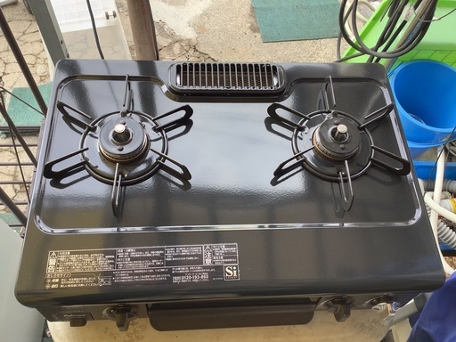 【リサイクルサービス八光】2023年製　パロマ　ガスコンロ IC-S37BM-2L [プロパンガス /左強火]