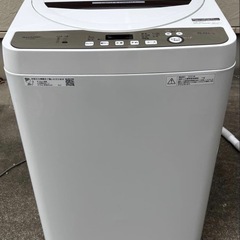 SHARP   全自動洗濯機　ES-GE6Dの画像