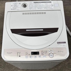 SHARP   全自動洗濯機　ES-GE6Dの画像
