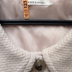 アクシーズファム ピンク コート Mの画像