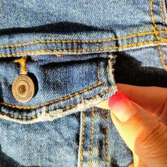 レディース・Gジャン・Lサイズ　ダメージ加工😊👍　　Hana🌸の画像