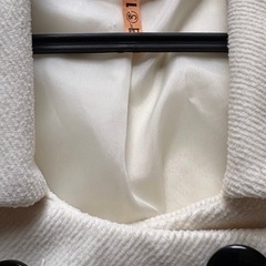 lottalove ホワイト コート Mの画像