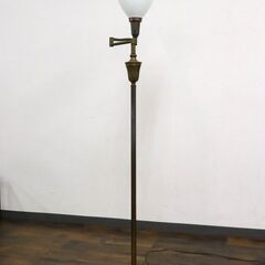 ≪ZC483ジ≫ フロア スタンドライト アンティーク アイアン 照明/間接照明 リビング/寝室 家具 インテリア 現状品の画像