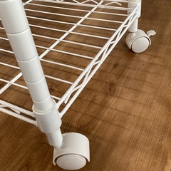 メタルラック(白)【町田市再生家具】252655の画像