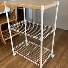 メタルラック(白)【町田市再生家具】252655の画像