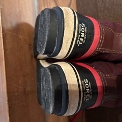 SOREL(ソレル) スノーブーツ　25cm(レッド)の画像