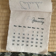 2026カレンダーの画像