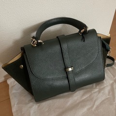 【定価20,000円】タグ付　MARCO BIANCHINI ショルダーバッグ モスグリーンの画像