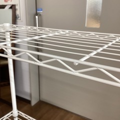 メタルラック(白)【町田市再生家具】252654の画像