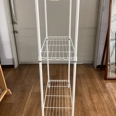 メタルラック(白)【町田市再生家具】252654の画像