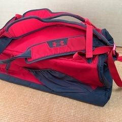 アンダーアーマー　ボストンバッグ　スポーツバッグ　リュック　修学旅行　林間学校の画像