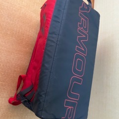 アンダーアーマー　ボストンバッグ　スポーツバッグ　リュック　修学旅行　林間学校の画像