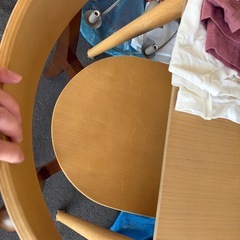 Francfranc ダイニングテーブル セット 椅子2脚の画像