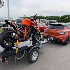 折りたたみ式 軽トレーラー MT-34F　の画像