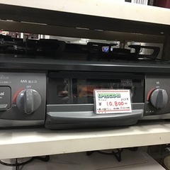 Rinnai     LPガスコンロ　2口　2023年製　水無片面グリル　中古品の画像