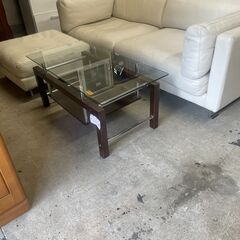 リサイクルショップどりーむ天保山店　No3656 三人掛けソファ　本革ソファ　fivebyfive オットマン付き　状態良好の画像