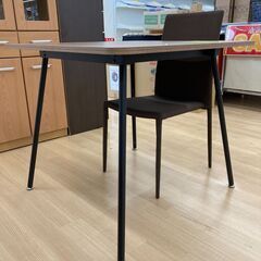 A-839【リユースのサカイ野々市店】ジモティ来店特価‼ ２人用ダイニングセット 木製 木目調 ブラウン クリーニング済みの画像