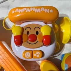 アンパンマン　バスマット　レジスター　ギター　電話　扇風機　おもちゃ　セットの画像