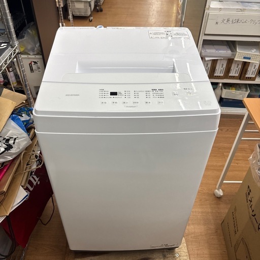 ☆ドリーム荒牧店☆ジモティー割引有☆【クリーニング済み】アイリスオーヤマ/5.0kg洗濯機/IAW-T503E/2022年製
