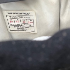 ノースフェイススノーブーツ25センチの画像