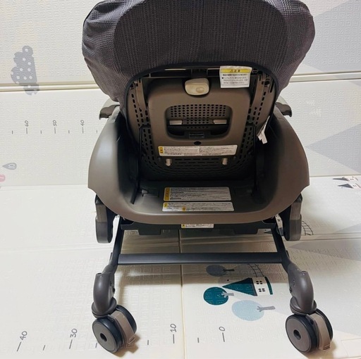 コンビホワイトレーベル ネムリラAUTOSWING BEDiLongEG グレー