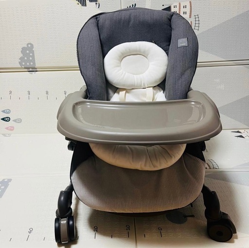 コンビホワイトレーベル ネムリラAUTOSWING BEDiLongEG グレー