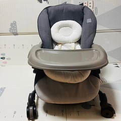 コンビホワイトレーベル ネムリラAUTOSWING BEDiLongEG グレーの画像