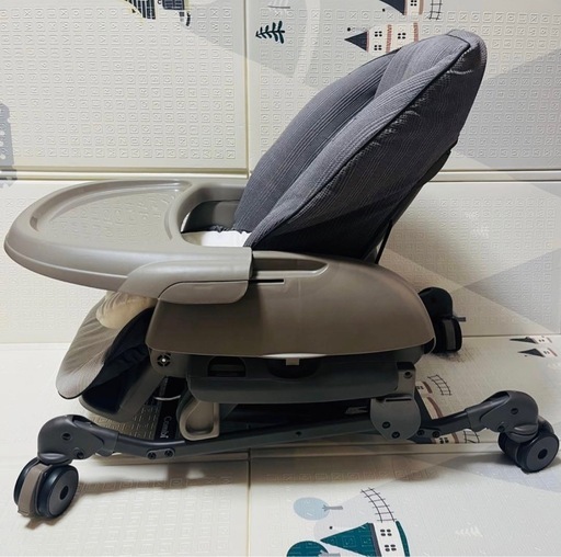 コンビホワイトレーベル ネムリラAUTOSWING BEDiLongEG グレー