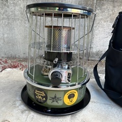 アルパカ Alpaca NEW アルパカストーブ 専用ケース付き TS-77JS-C 灯油ストーブ　アシグリップ付き　廃盤ステッカー付き　オールドマウンテン　暖房 キャンプ アウトドア の画像