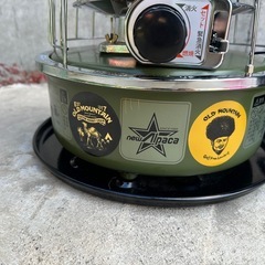 アルパカ Alpaca NEW アルパカストーブ 専用ケース付き TS-77JS-C 灯油ストーブ　アシグリップ付き　廃盤ステッカー付き　オールドマウンテン　暖房 キャンプ アウトドア の画像