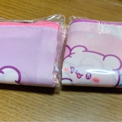 らぶいーず アクリル前髪クリップ ハートコレクション 3種　ポーチ2種　【新品】の画像