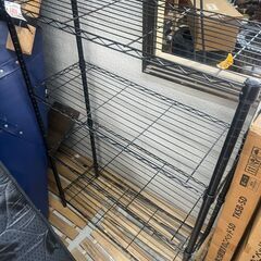 リサイクルショップどりーむ天保山店　No5038 メタルラック　ブラック　用途色々🎵　使いやすい🎵の画像