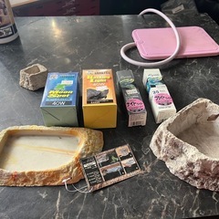 リクガメ飼育セット、バスキングライト、爬虫類保温球の画像