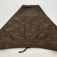 HERMES エルメス メンズ 水着 競泳水着 競パン ブラウン 総柄 ロゴ入り サイズL 正規品の画像