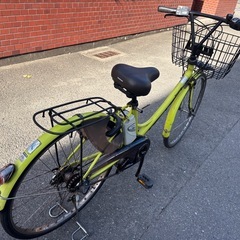Panasonic 電動アシスト自転車 ライムグリーンの画像