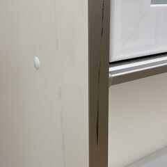 A-843【リユースのサカイ野々市店】ジモティ来店特価‼ パモウナ 食器棚 木製 ホワイト クリーニング済みの画像