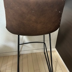 【土日限定】バーチェア　カウンターチェア　二脚の画像