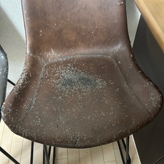 【土日限定】バーチェア　カウンターチェア　二脚の画像