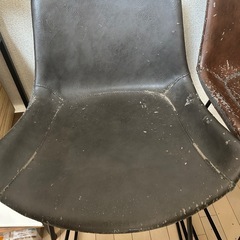 【土日限定】バーチェア　カウンターチェア　二脚の画像