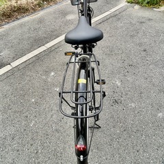 美品！26インチシティタイプ自転車 ブラック 【大阪吹田・整備済み】の画像