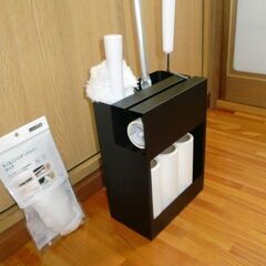 コロコロ　モップ　収納付き　部屋用　使用年数少ない 掃除用品の画像