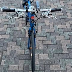 700C クロスバイク　ブルーの画像