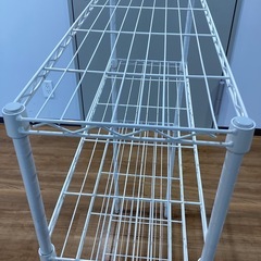 メタルラック（白）【町田市再生家具）252656の画像