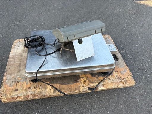■中古品 クボタ 電子抵抗線式はかり KL-10 150Kg 最小表示量50ｇ 最大風袋引量150ｇ 動作問題無し 厨房 ■