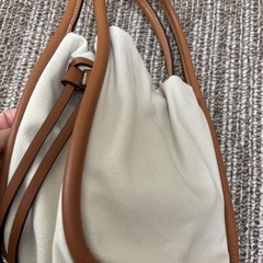 ZARA キャンバスバッグ　未使用の画像