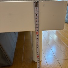 セミダブルベッド　フレーム・マットレス・羽毛布団セットの画像